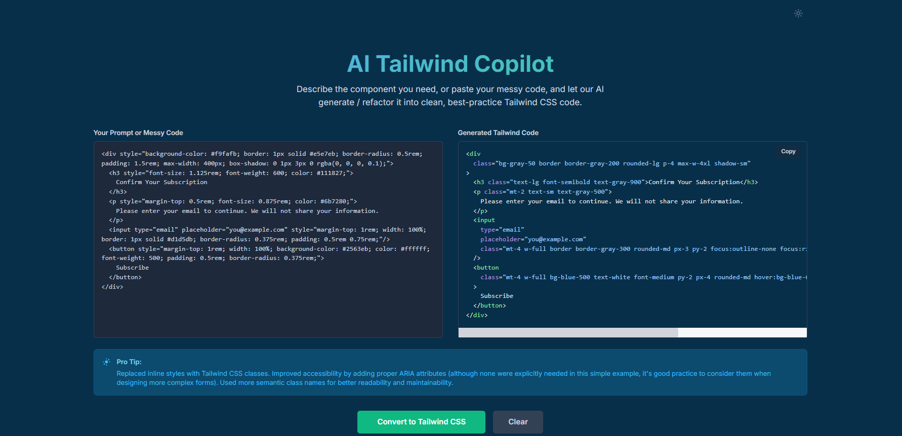 The Interactive Landing Page Grader