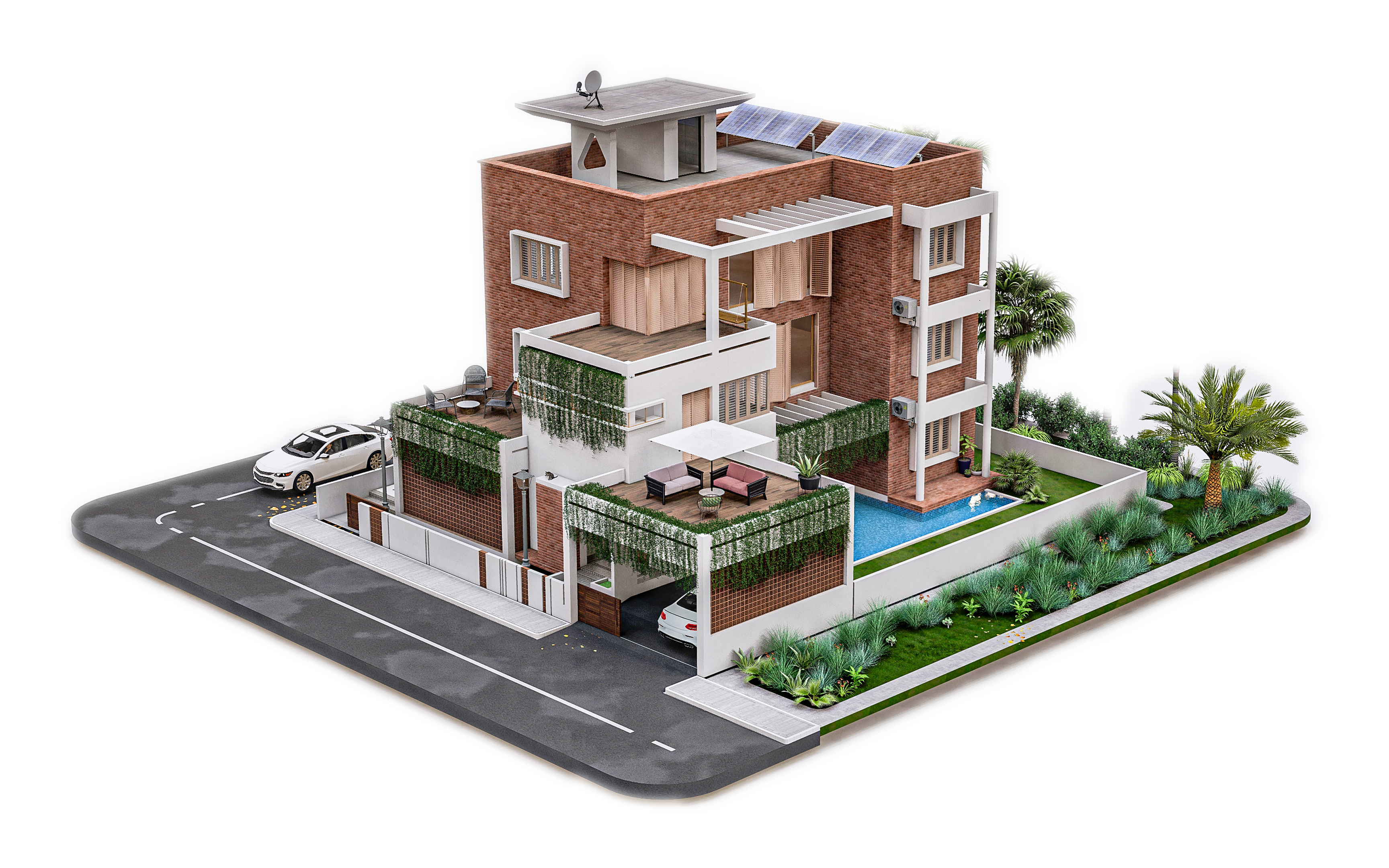 3-Story Residential Villa